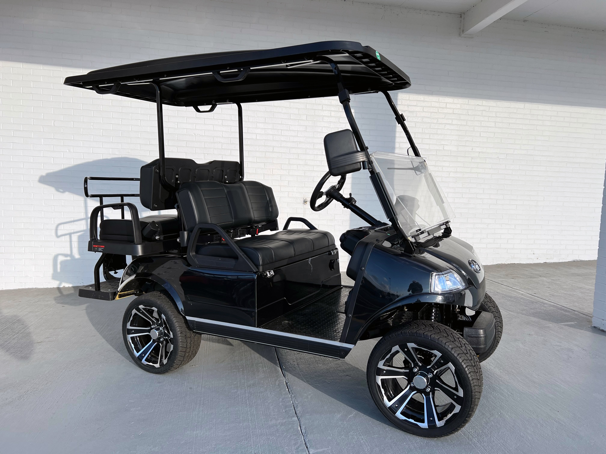 Black Out Evolution Classic 4 Plus Golf Cart Golf Carts Lifted